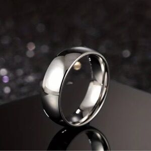 Men’s Luxury Collection Titanium Stainless Steel Silver 6mm Band Size 10